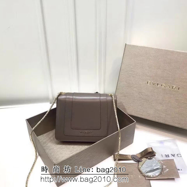 BVLGARI寶格麗 專櫃新款 蛇頭扣環 單層蛇頭包 鏈條單肩斜挎包 B283558 FYD1308